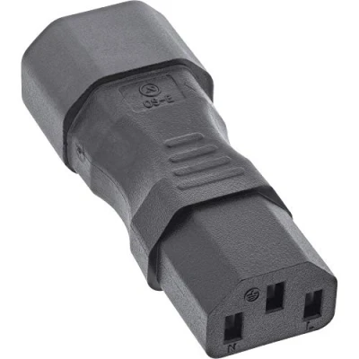 Afbeelding van InLine, Voedingsadapter, Netadapter IEC 60320 C14 / C13 (C14, C13, C13)