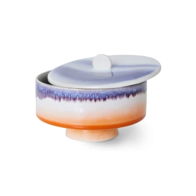 Afbeelding van HKliving 70&#039;s Bonbon Voorraadpot 14 Cm Orange