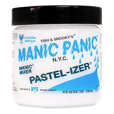 Afbeelding van Manic Panic Pastel Izer/Mixer Creme Veganistisch, Dierproefvrij, Semi Permanente Haarpasteliser, Bereik een Lichtere Kleur, 118ml