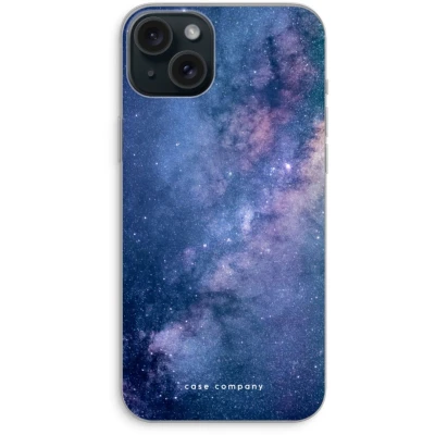 Afbeelding van Case Company® hoesje geschikt voor iPhone 15 Plus Nebula Soft Cover Telefoonhoesje Bescherming aan alle Kanten en Schermrand