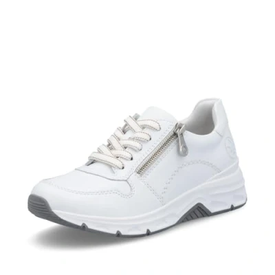 Afbeelding van Rieker Damessneakers 48134, damessneakers, laag, uitneembare binnenzool, Wit 81