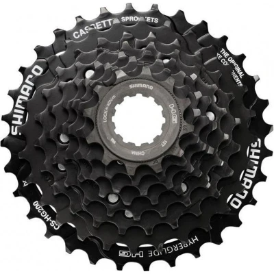 Afbeelding van Shimano Cassette 7 Speed HG200 11 28T Zwart