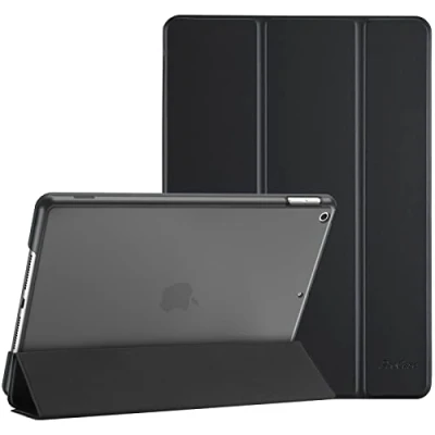 Afbeelding van ProCase Hoes voor iPad 9(^&gt;e) generatie 2021/iPad 8(^&gt;e) 2020/iPad 7(^&gt;e) 2019, 10,2&quot; Ombre Black