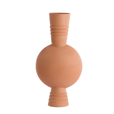 Afbeelding van Light &amp; Living Vaas KAVANSI Ø21x60cm Oranje