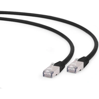 Afbeelding van S/FTP Cat6A patchkabel LSZH, zwart 1.5 meter
