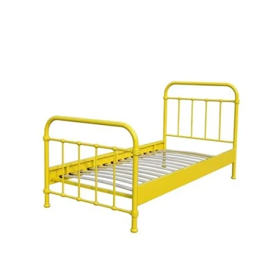 Image de lit New York Jaune 90x200 cm Métal Vipack