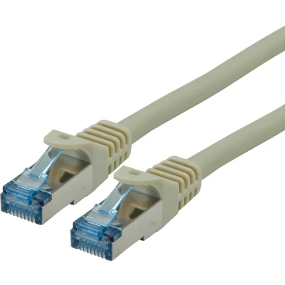 Afbeelding van ROLINE Patchkabel Cat.6A S/FTP (PiMF), Component Level, LSOH, grijs, 15 m