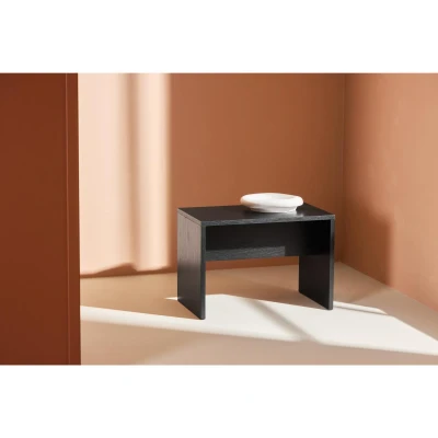 Afbeelding van Edvige rechthoekige salontafel 35 x 58 cm zwart