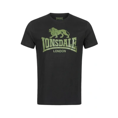Afbeelding van Lonsdale Normale Passform 2 PACK Bangor Tshirt print, Heren, Maat: XXL, Black olive