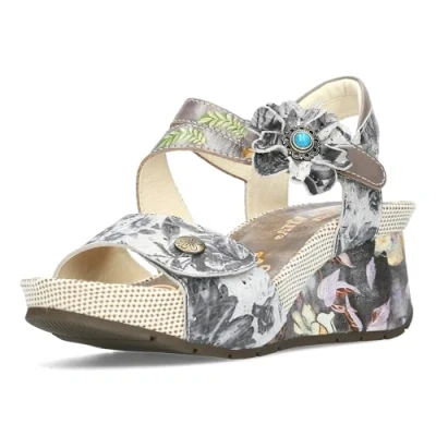 Afbeelding van Laura Vita sandales mode femme Barry 324, Pointure:40 EU, La couleur:multicolore