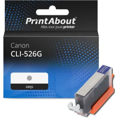 Afbeelding van Huismerk Canon CLI 526G Inktcartridge Grijs