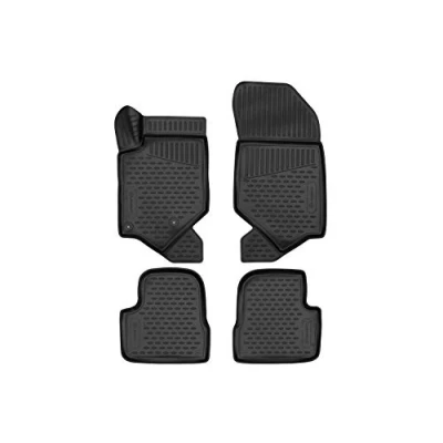 Afbeelding van Element Peugeot 208, 2019 aangepaste 3D premium antislip rubberen vloermatten &gt;, 4 stuks.
