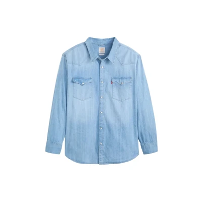 Afbeelding van Levi&#039;s Plus BIG Barstow Western Overhemd, Heren, Maat: 3XL, Esta noche