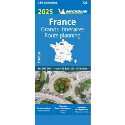 Afbeelding van France Route Planning 2025 Michelin National Map 726