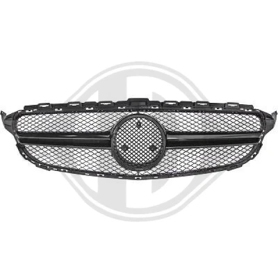 Afbeelding van DIEDERICHS 1673341 Grille Auto Zwart HD Tuning MERCEDES BENZ: C Class Saloon, T modell