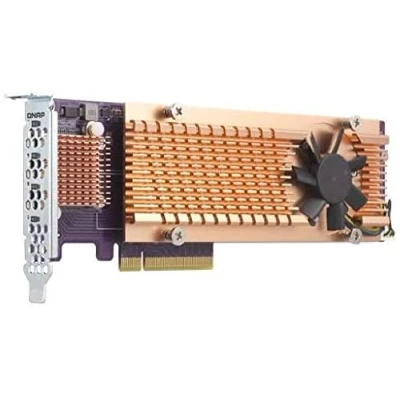 Afbeelding van QNAP QM2 4P 384 interfacekaart/ adapter PCIe Intern