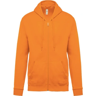 Afbeelding van Kariban Sweater met rits en capuchon K479 orange