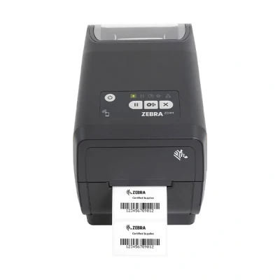 Image de Zebra ZD411t Imprimante d&#039;étiquettes transfert thermique Rouleau (5,7 cm) 203 dpi jusqu&#039;à 152 mm/sec USB 2.0, LAN, hôte USB, Bluetooth 4.1