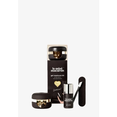 Afbeelding van Le Mini Macaron GEL Manicure KIT Licorice Nagelverzorgingsset, Dames, Maat: One Size,