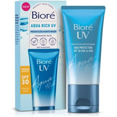 Afbeelding van Bioré Weightless Moisturiser UV Aqua Rich SPF30 50 ml