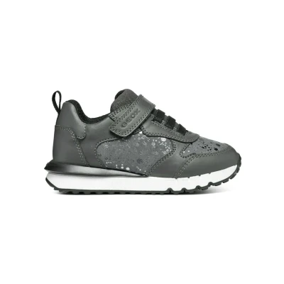 Afbeelding van Geox J Fastics Girl B Sneakers voor meisjes, grijs.