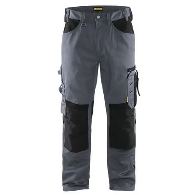 Image de Pantalon artisan sans poche flottante gris/noir