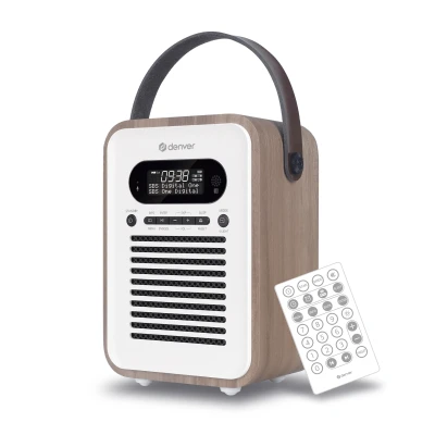 Afbeelding van Denver Electronics Dab 61 Radio Dab+ Wit