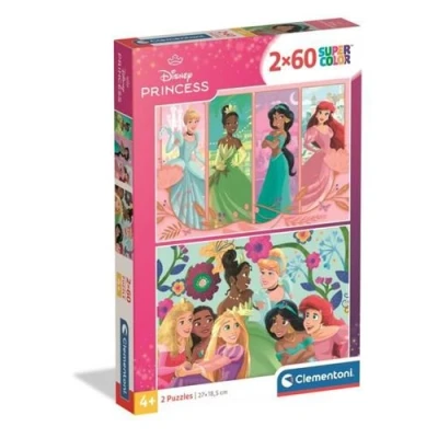 Image de 2x60 pieces Disney Princess
