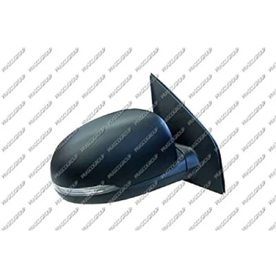 Afbeelding van Buitenspiegel Prasco KI3247223 rechts zwart Bol vormig, niet getint KIA: Picanto II