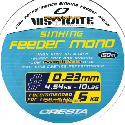 Afbeelding van Cresta Visorate Sinking Feeder Mono 150m Maat : 0.23mm