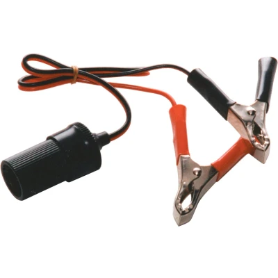 Afbeelding van HP Autozubehör Stopcontact met accupoolklemmen Stroombelasting (max.): 8 A 12/24 V