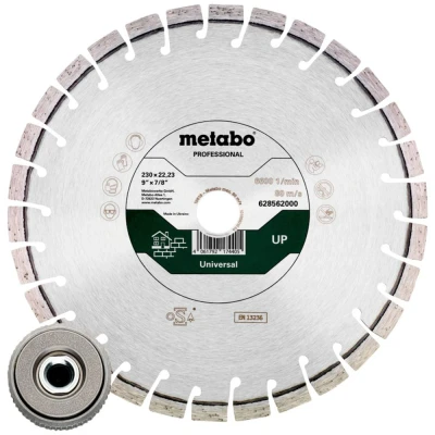 Afbeelding van Metabo 628583000 Diamanten doorslijpschijf Diameter 230 mm Boordiameter 22.23 1 stuk(s)
