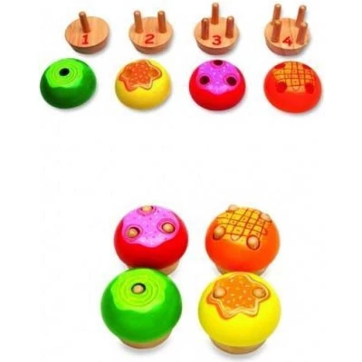 Afbeelding van Pintoy P07511 Houten Cake Puzzel