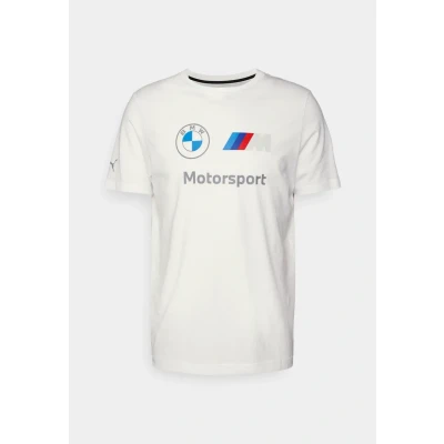 Afbeelding van Puma BMW MMS ESS LOGO Tshirt print, Heren, Maat: XL, White