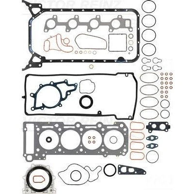 Afbeelding van REINZ 01 31555 02 Complete pakkingsset, motor Met asdichtring krukas, klepseals, ingebouwde pakking MERCEDES BENZ: Vito Minibus, Van