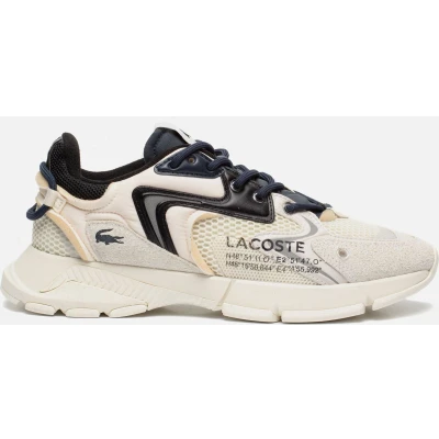 Afbeelding van Lacoste NEO Sneakers laag offwhite/black, Heren, Maat: 44, Off white/black Leer en textiel
