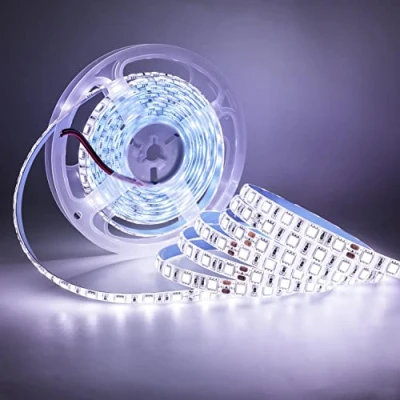 Afbeelding van Tesfish 5 m/Reel led lichtstrip DC 24 V 5050 witte ledstrip IP65 waterdicht 300 leds SMD