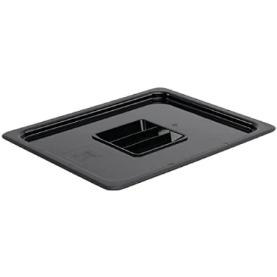 Afbeelding van Vogue polycarbonaat deksel zwart GN 1/2