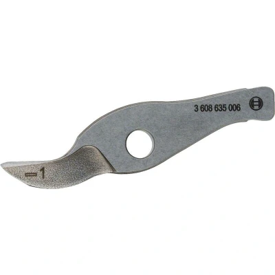 Afbeelding van Bosch 2 608 635 407 Mes recht tot 1,0 mm, voor strokenschaar GSZ 160 Professional