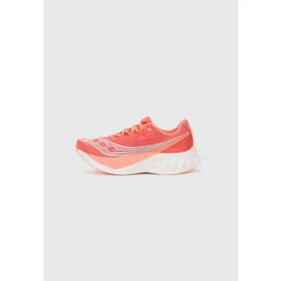 Afbeelding van Saucony Endorphin PRO 4 Hardloopschoenen voor op de weg, Dames, Maat: 37.5, Coral Schoenen