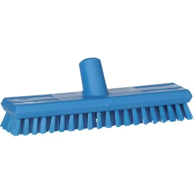 Afbeelding van Vikan Schrobbers Met Wateraansluiting Harde Luiwagen Watertoevoer En Polyester Vezels 270x75x95mm Vezellengte Ca. 30mm Blauw