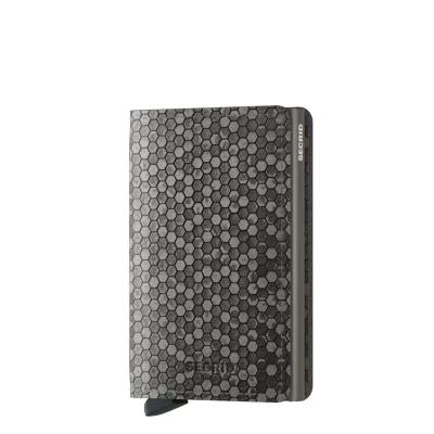 Afbeelding van Secrid Slimwallet Hexagon grey Dames portemonnee