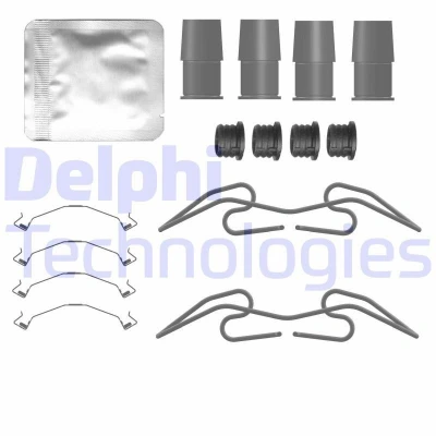 Afbeelding van DELPHI LX0784 Accessoireset, schijfremblok VOLKSWAGEN: Polo VI