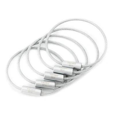 Afbeelding van Troika §Z DRAHT GW 145 Matt TB 99Z203 mat zilver origineel, zilver, 6 kabels, zilver.