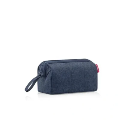 Afbeelding van Reisenthel Cosmetics Travelcosmetic herringbone dark blue