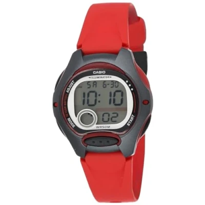 Afbeelding van Casio dameshorloge, Rood, Riem