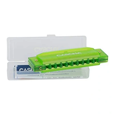 Afbeelding van Cascha Verlag Fun Blues Mundharmonika Grün Diatonische mondharmonica