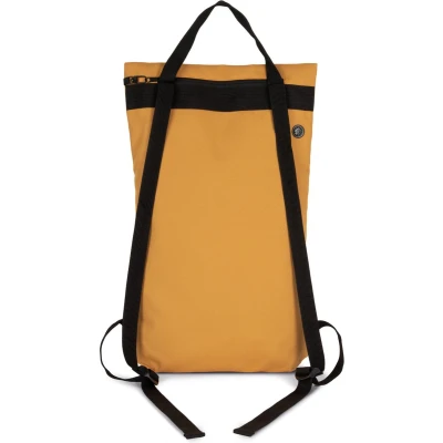 Afbeelding van Kimood Trendy, platte en gerecycleerde rugzak KI0183 Cumin Yellow