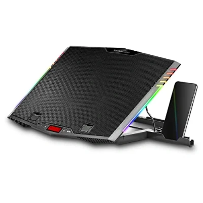 Afbeelding van Mars Gaming MNBC5, 19 inch ARGB koelkastbasis, 6 ventilatoren, mobiele houder