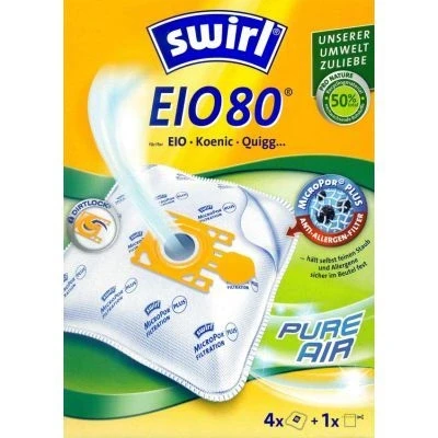 Afbeelding van Swirl stofzuigerzak EIO80 MicroPor Plus voor EIO, Koenic en Quigg stofzuigers